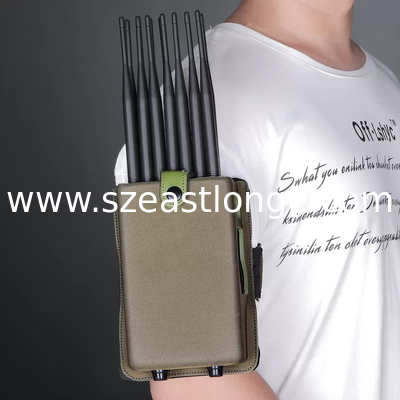 28 باند هارد هيلد موبايل ژامر WIFI GPS UHF VHF 315 433 12 ماه ضمانت