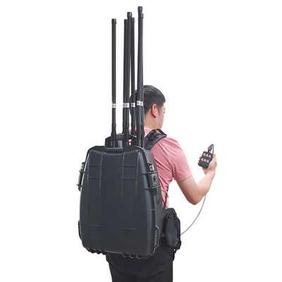 2000M فاصله طولانی گلوناس گالیلو GPS 2.4G 5.2G 5.8G FPV Drone UAV Signals Backpack Jammer