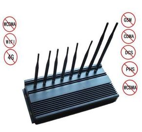 مسدود کننده 8 آنتن با قدرت بالا، مسدود کننده WIFI با قدرت بالا مسدود کننده تلفن همراه